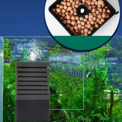 filtre éponge avec compartiment média biologique
