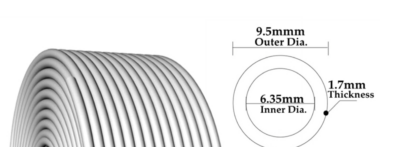Tuyau d'eau flexible osmoseur 1/4" 3/8"