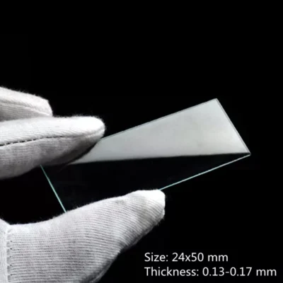 100 lamelles 24x50mm de couverture de lame pour Microscope