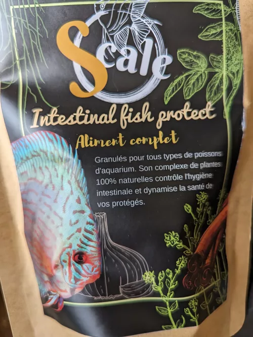 Nourriture-poissons-Scale-Intestinal-fish-protect Nourriture granulés Discus Scale Intestinal protect et pour autres poissons