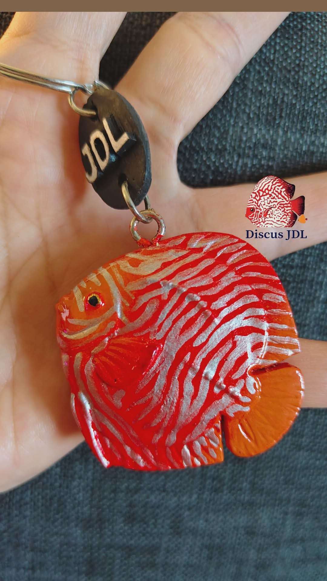 Porte clés Discus Red Bamboo
