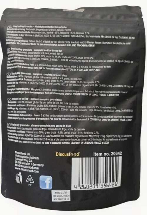 Discusfood Day by day notice