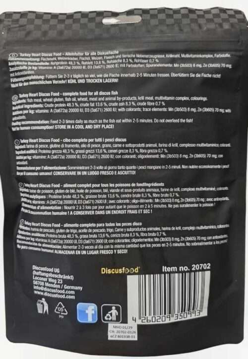 Discusfood Turkey heart notice