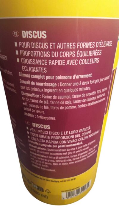 Discus-food-JBL-Novo-pellet-notice JBL Discus ProNovo granulés M