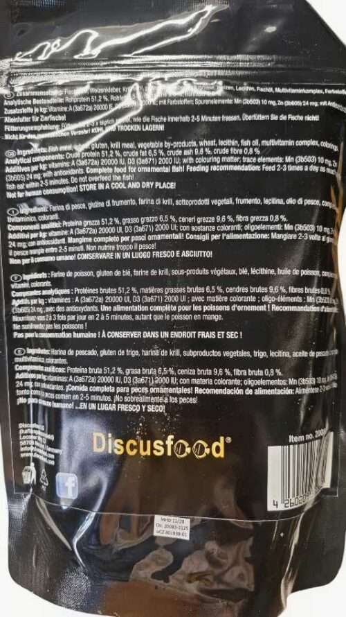 Discusfood starter 1 de 1 à 3cm 500gr